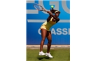 BIRMINGHAM, ENGLAND - JUNE 12:  Sloane Stephens of the United States in action during Day Four of the Aegon Classic at Edgbaston Priory Club on June 12, 2014 in Birmingham, England.  (Photo by Paul Thomas/Getty Images)